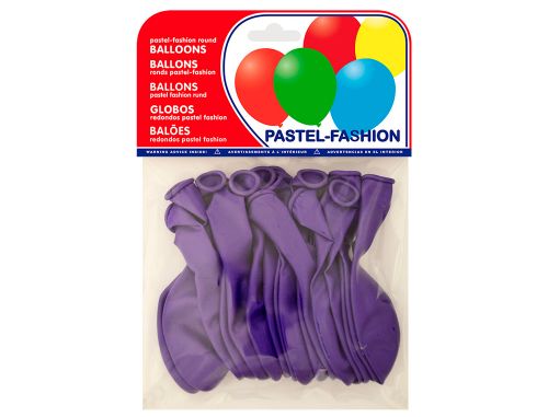 Baloes pastel lilas bolsa de 20 unidades , Branca , 63222 , 8420698335307
